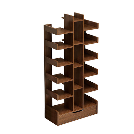 Multi Layer Freestanding Storage Rack Shelf Living Room Bedroom Book Display