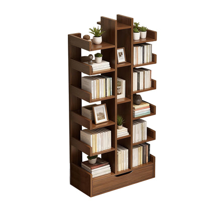 Multi Layer Freestanding Storage Rack Shelf Living Room Bedroom Book Display