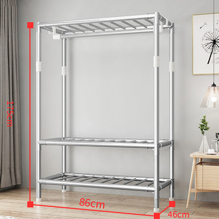 Simple Wardrobe Closet Large Capacity for Bedroom Easy Assembly Space Saving