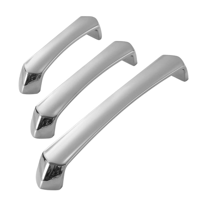 Cabinet Door Handle Bright Silver Modern Simple Wardrobe Kitchen Bathroom Pull