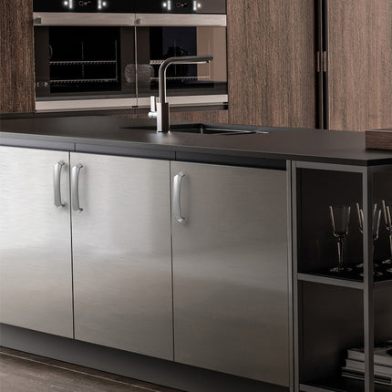 Cabinet Door Handle Bright Silver Modern Simple Wardrobe Kitchen Bathroom Pull