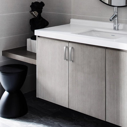 Cabinet Door Handle Bright Silver Modern Simple Wardrobe Kitchen Bathroom Pull