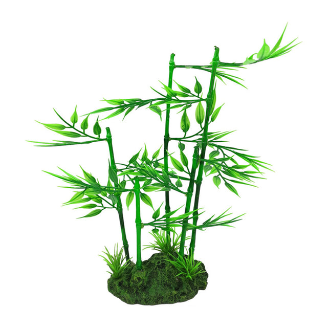 Aquarium Simulation Bamboo Decor Non-Toxic Fish Tank Background Decoration Use