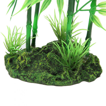 Aquarium Simulation Bamboo Decor Non-Toxic Fish Tank Background Decoration Use