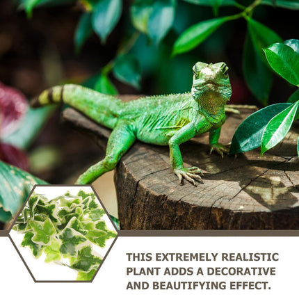 Wall Mounted Simulation Vine Reptile Climbing Plant for Terrarium Amphibian