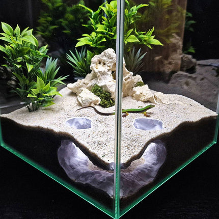 Simulated Rock Cave Hide for Terrariums 140mm