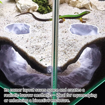 Simulated Rock Cave Hide for Terrariums 140mm