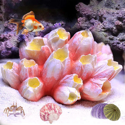 Artificial Coral Reef Rockery Fish Tank Ornaments Underwater Landscape Decor