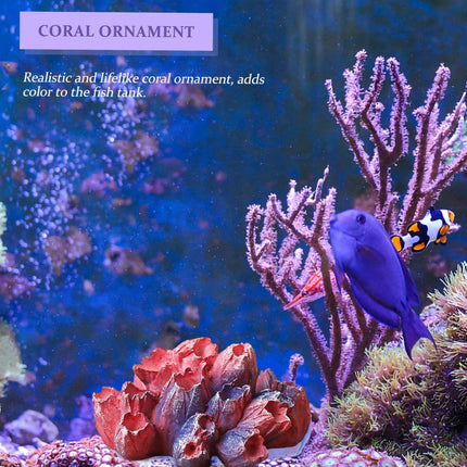 Artificial Coral Reef Rockery Fish Tank Ornaments Underwater Landscape Decor