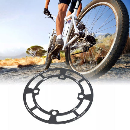 Round Bicycle Gear Disc Cover Single Speed Wheel Protection Shield for Bike Use