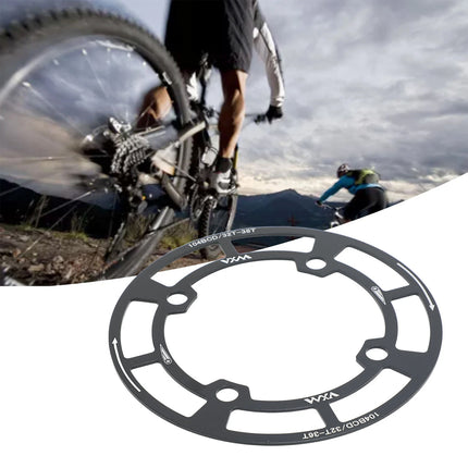 Round Bicycle Gear Disc Cover Single Speed Wheel Protection Shield for Bike Use