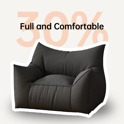 Lazy Sofa Bean Bag Single Chair 80 x 70 x 60cm EPS Filled for Bedroom Balcony