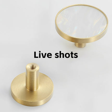 Single Hole Drawer Handle Creative Light Luxury Wardrobe Door Pull Modern Style