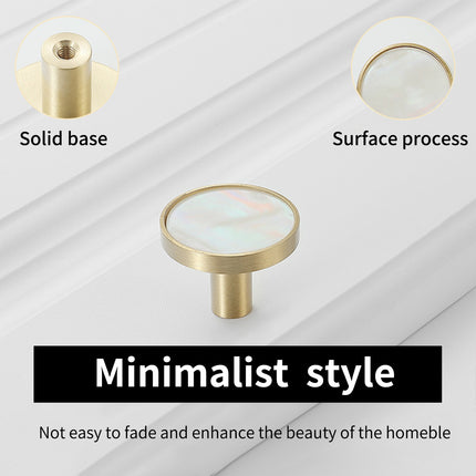 Single Hole Drawer Handle Creative Light Luxury Wardrobe Door Pull Modern Style