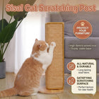 Corner Sisal Cat Scratching Post 52cm Wooden Base