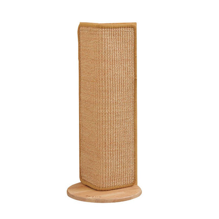 Corner Sisal Cat Scratching Post 52cm Wooden Base