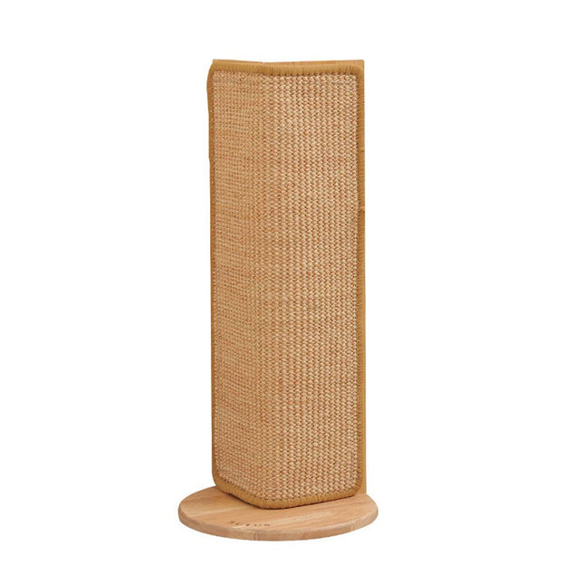 Corner Sisal Cat Scratching Post 52cm Wooden Base