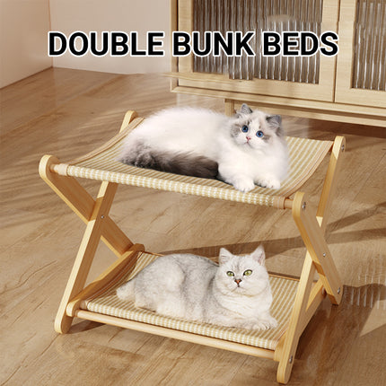 Sisal Double Layer Cat Scratching Board Durable Foldable for Indoor Cats Kittens