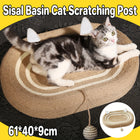 Sisal Basin Cat Scratch Board Cat Paw Board Basin Cat Bed Kitten Scratcher Pad
