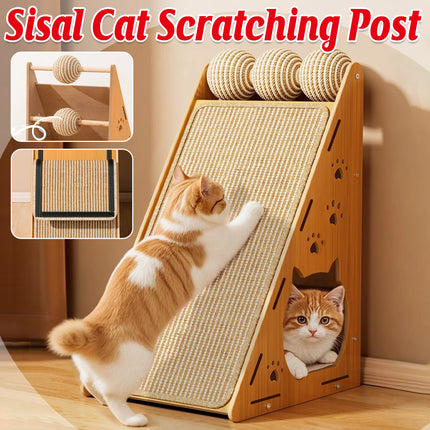 Vertical Wall Mounted Non Shedding Cat Scratcher Corrugated Paper Durable