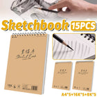Kraft Sketchbooks Mixed Pack 15pc A4 16K 8K 30 Sheets