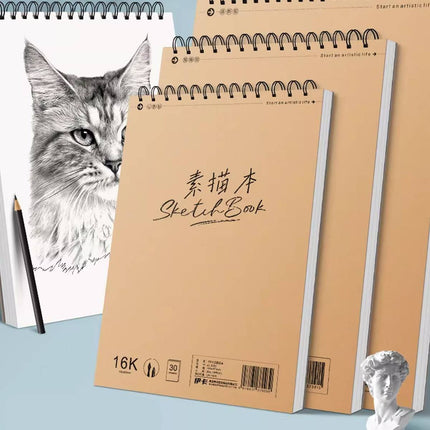 Kraft Sketchbooks Mixed Pack 15pc A4 16K 8K 30 Sheets