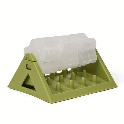 Roller Slow Food Toy Automatic Feeder Slow Feeder for Dogs and Cats Adjustable