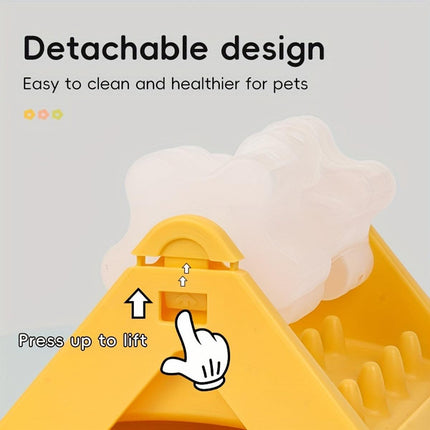 Roller Slow Food Toy Automatic Feeder Slow Feeder for Dogs and Cats Adjustable