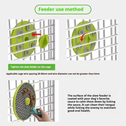 Dog Licking Pad Slow Feeder Tray Pet Anxiety Relief Mat for Dogs and Cats
