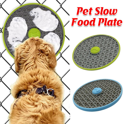 Dog Licking Pad Slow Feeder Tray Pet Anxiety Relief Mat for Dogs and Cats