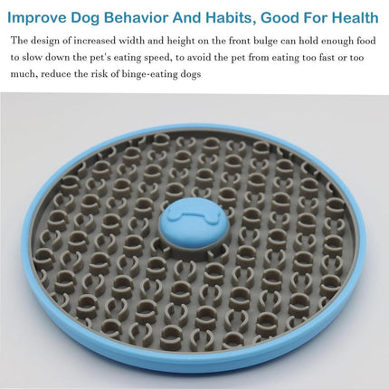 Dog Licking Pad Slow Feeder Tray Pet Anxiety Relief Mat for Dogs and Cats