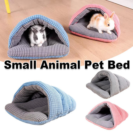 Pet Kennel Sleeping Bag Semi Enclosed Bed for Small Animals Cats and Puppies