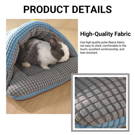 Pet Kennel Sleeping Bag Semi Enclosed Bed for Small Animals Cats and Puppies