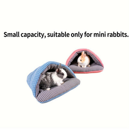 Pet Kennel Sleeping Bag Semi Enclosed Bed for Small Animals Cats and Puppies