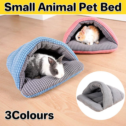 Pet Kennel Sleeping Bag Semi Enclosed Bed for Small Animals Cats and Puppies