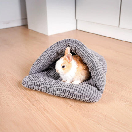 Pet Kennel Sleeping Bag Semi Enclosed Bed for Small Animals Cats and Puppies