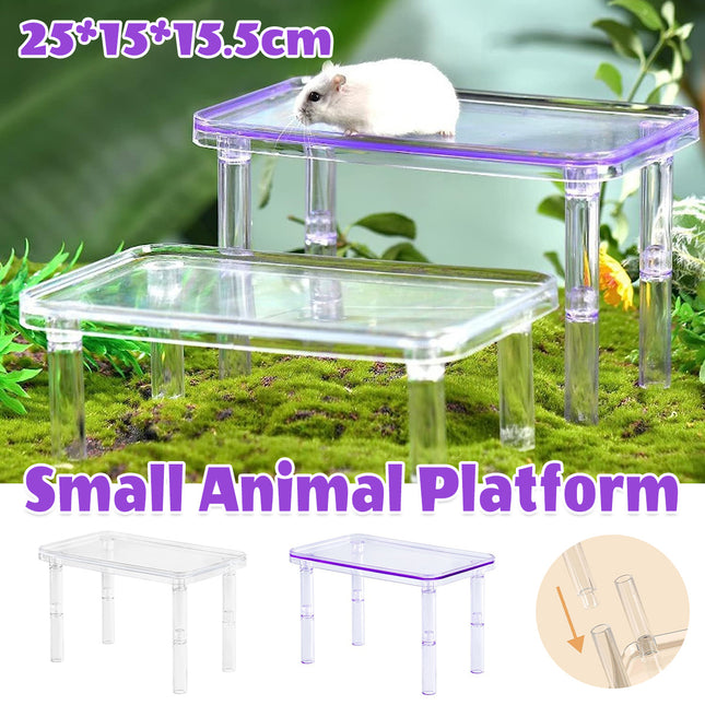 Hamster Cage Activity Platform Safe Non-toxic for Dwarf Hamsters Small Pets