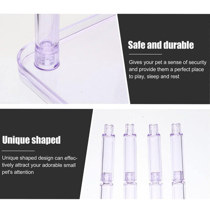 Hamster Cage Activity Platform Safe Non-toxic for Dwarf Hamsters Small Pets