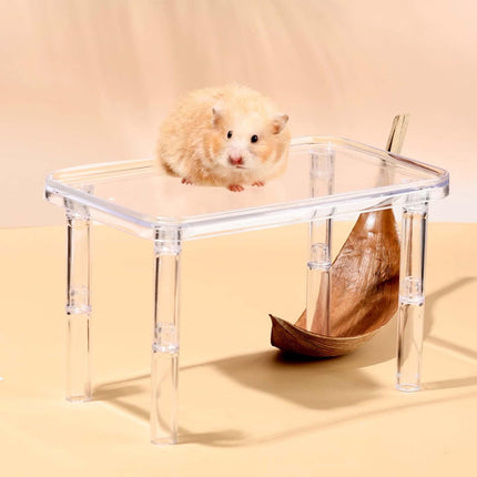 Hamster Cage Activity Platform Safe Non-toxic for Dwarf Hamsters Small Pets