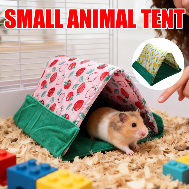 Small Pet 2 In 1 Tent Sleep Mat Rest Hide Play Indoor Foldable Cozy Pet Den