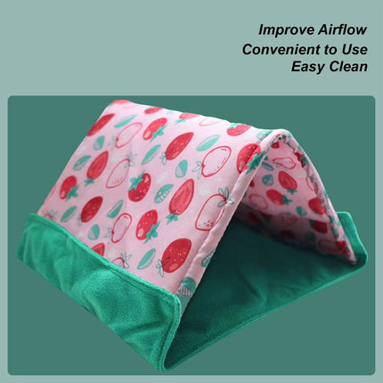 Small Pet 2 In 1 Tent Sleep Mat Rest Hide Play Indoor Foldable Cozy Pet Den