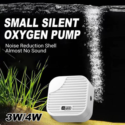 Silent Aquarium Oxygen Air Pump Single Outlet 3W 4W for Fish Tanks