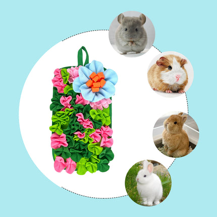 Rabbit Guinea Pig Foraging Mat Garden Sniffing Mat for Emotional Relief