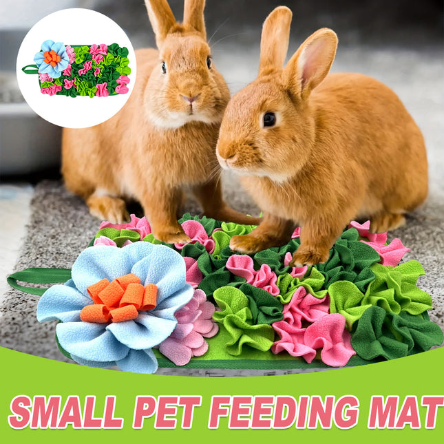 Rabbit Guinea Pig Foraging Mat Garden Sniffing Mat for Emotional Relief