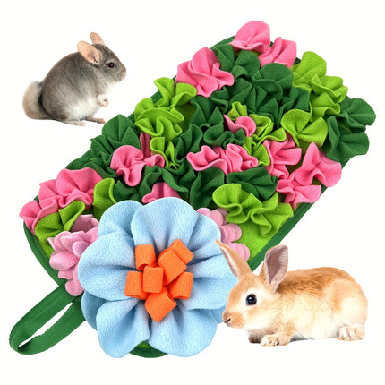 Rabbit Guinea Pig Foraging Mat Garden Sniffing Mat for Emotional Relief