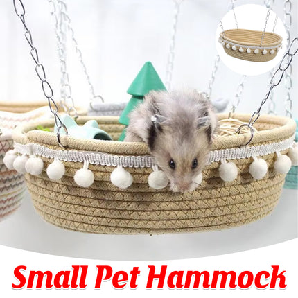 Small Pet Hammock For Hamster Guinea Pig Rat Ferret Cage Hanging Bed Nest