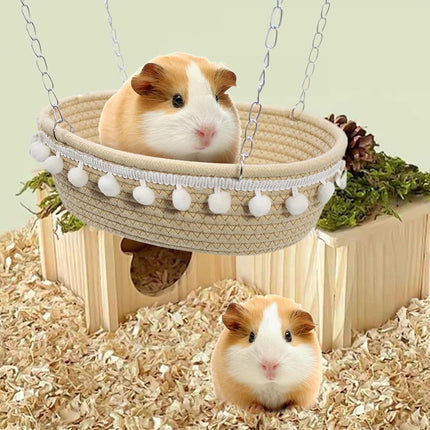 Small Pet Hammock For Hamster Guinea Pig Rat Ferret Cage Hanging Bed Nest