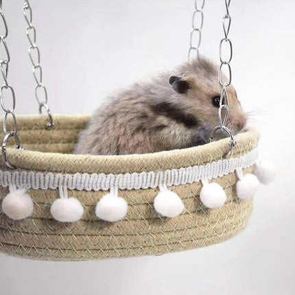 Small Pet Hammock For Hamster Guinea Pig Rat Ferret Cage Hanging Bed Nest