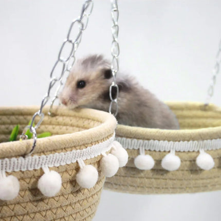 Small Pet Hammock For Hamster Guinea Pig Rat Ferret Cage Hanging Bed Nest