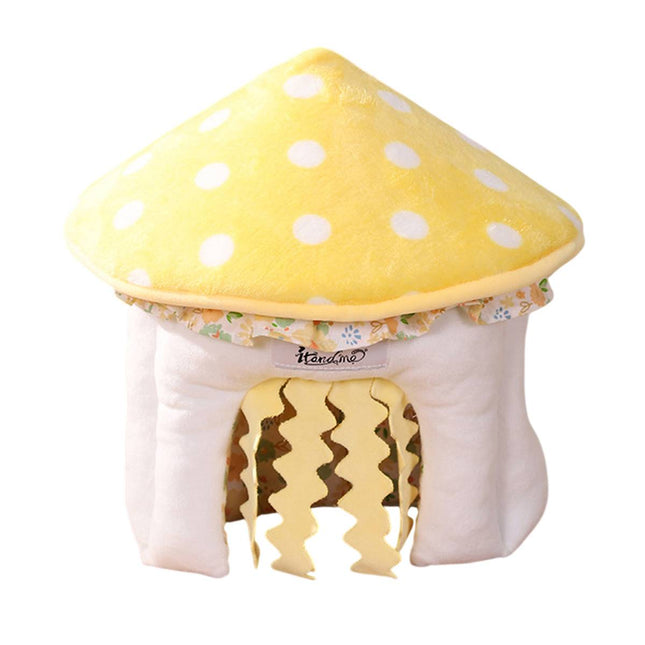 Mushroom Plush Hideout Nest for Guinea Pigs Rabbits